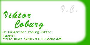 viktor coburg business card